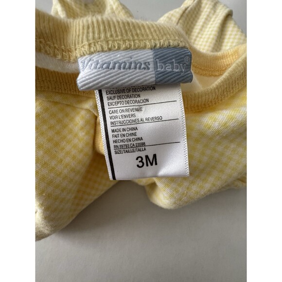 Vitamins Baby Yellow Easter Chick Sleeper 3 Months - Picture 13 of 13